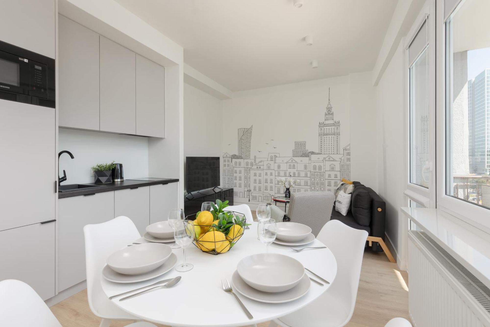 Amazing Spacious Apartments In Warsaw City Center By Noclegi Renters Exterior photo